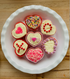 Bakelicious BAKE EAT & SMILE Heart Shaped Cupcake Liners - Red & Pink - Silicone