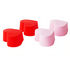 Bakelicious BAKE EAT & SMILE Heart Shaped Cupcake Liners - Red & Pink - Silicone