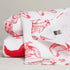 Now Designs by Danica Torchons de cuisine en tissu éponge rouges imprimés poulets – Lot de 2