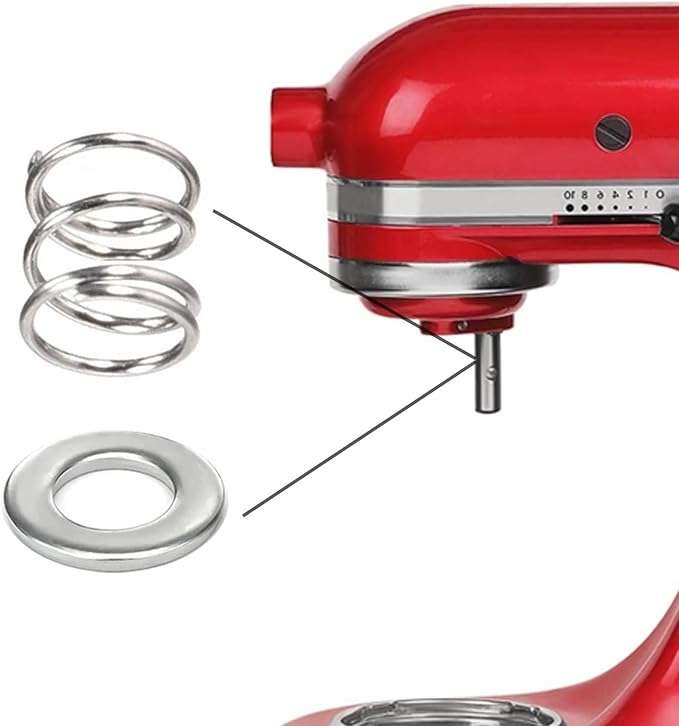 Kit de ressort et de rondelle d'arbre d'entraînement pour mixeur KitchenAid