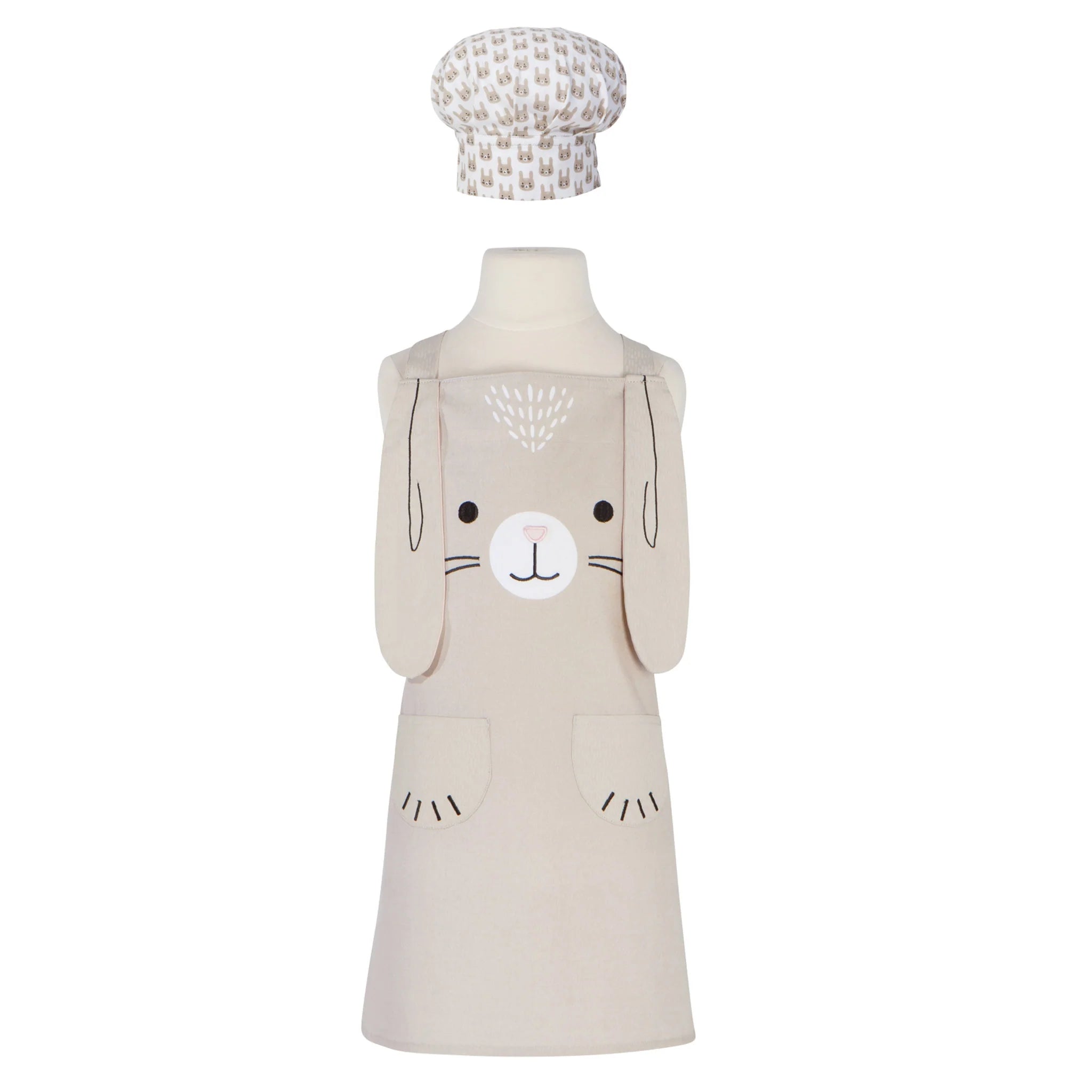 Ensemble tablier et toque de chef pour enfants Danica Bunny Daydream