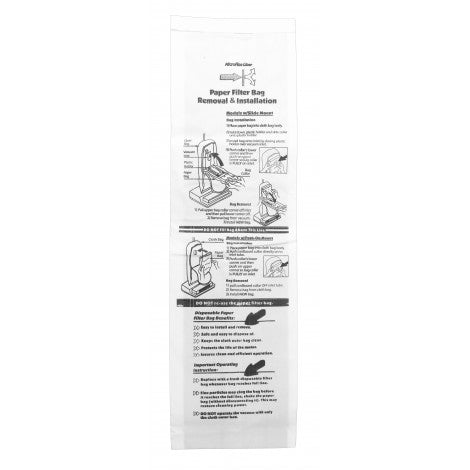 Sacs d'aspirateur à microfiltration Oreck Envirocare, paquet de 8