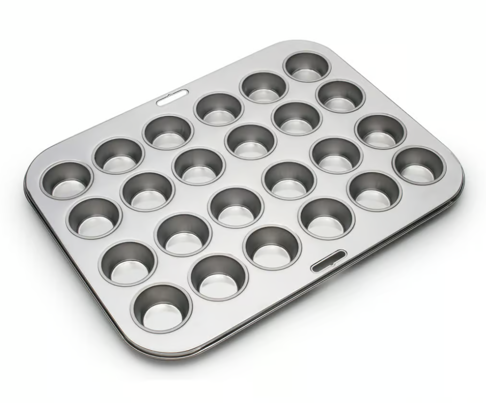 Fox Run Mini Muffin Pan - Stainless Still