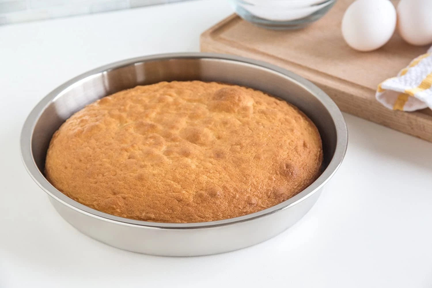 Fox Run Stainless Steel Round Cake Pan – 9"