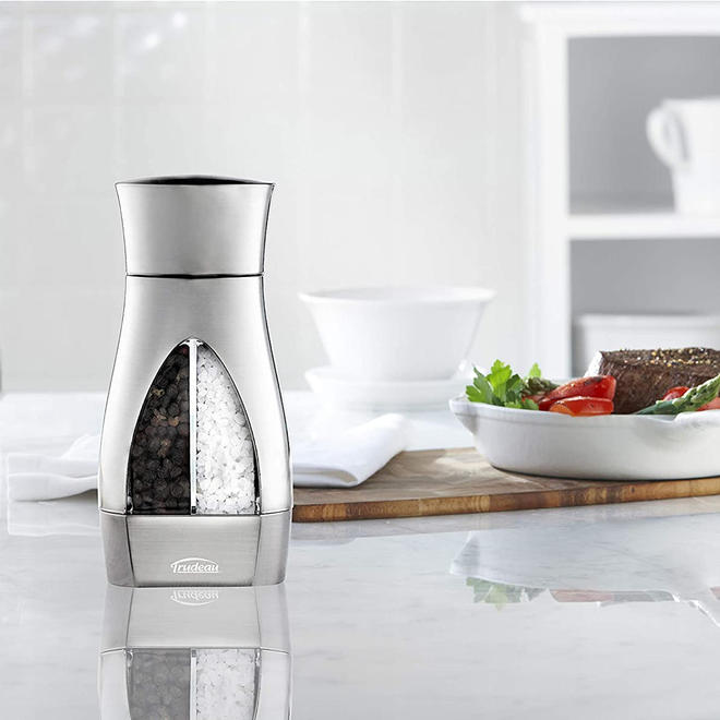 Trudeau 2-in-1 Duo Salt & Pepper Mill