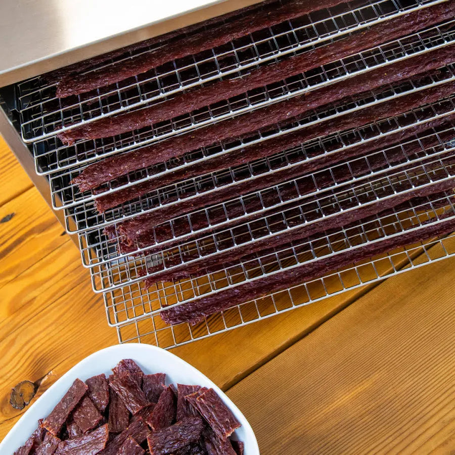 CHARD 8-Tray Stainless Steel Food Dehydrator – LED Digital Display & 1300 Sq. In. Drying Space