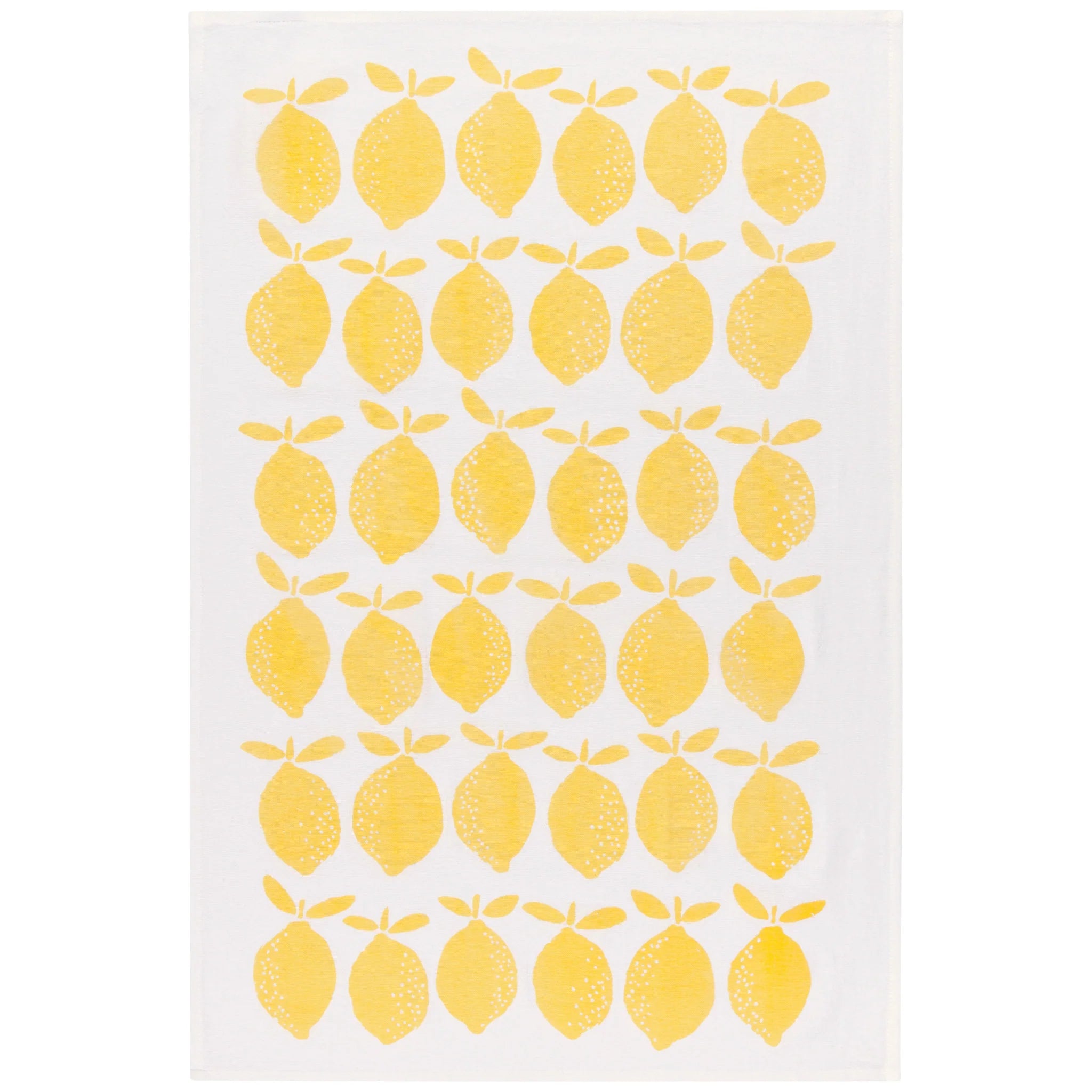 Torchon de cuisine en tissu à farine avec imprimé citrons Now Designs by Danica – Lot de 2