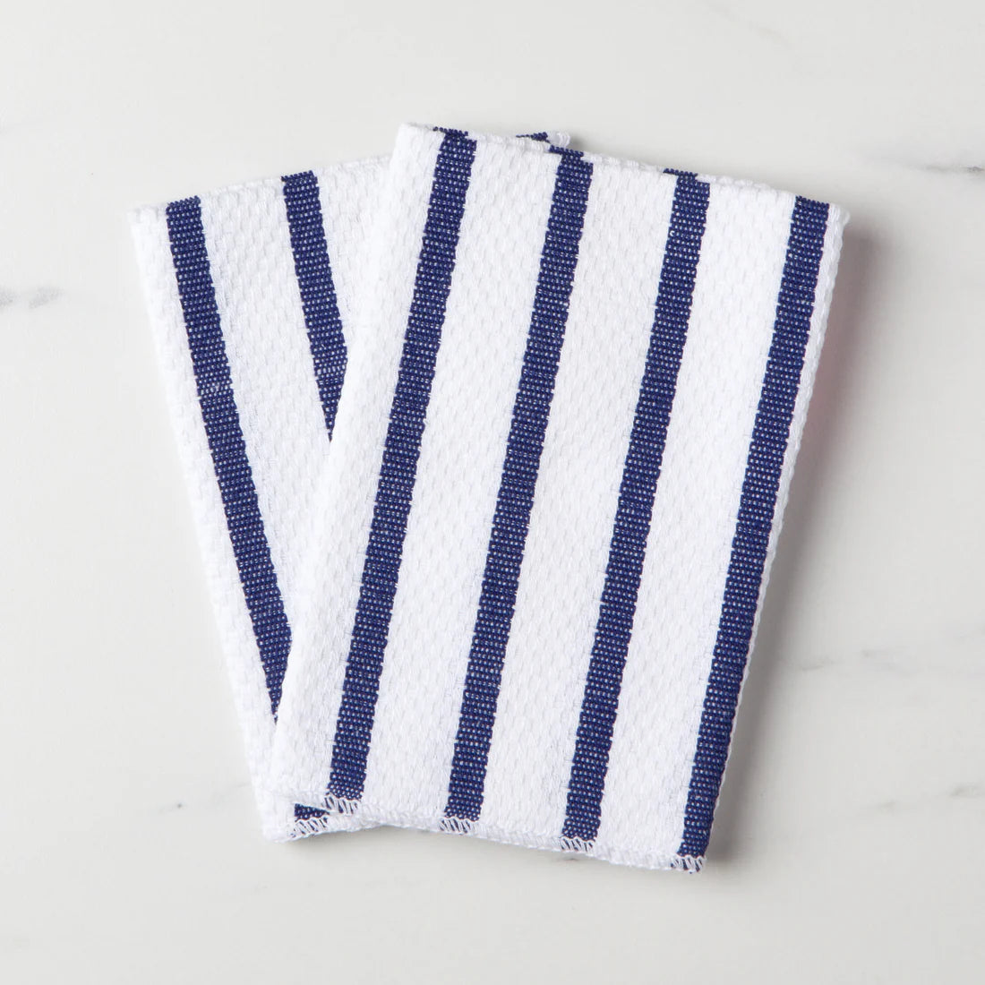 Danica Basketweave Royal Blue Dishcloths – Set of 2