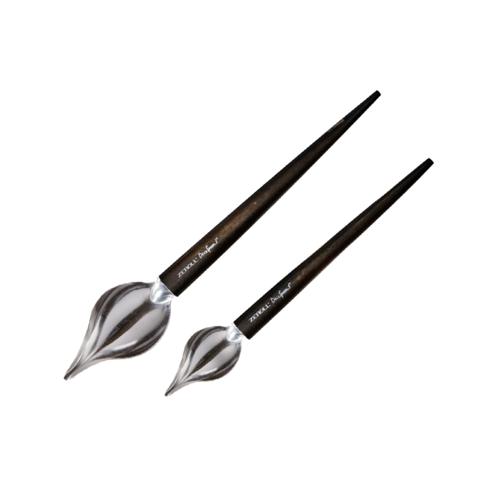 Zeroll Deco Spoon 2PK w/wood handle