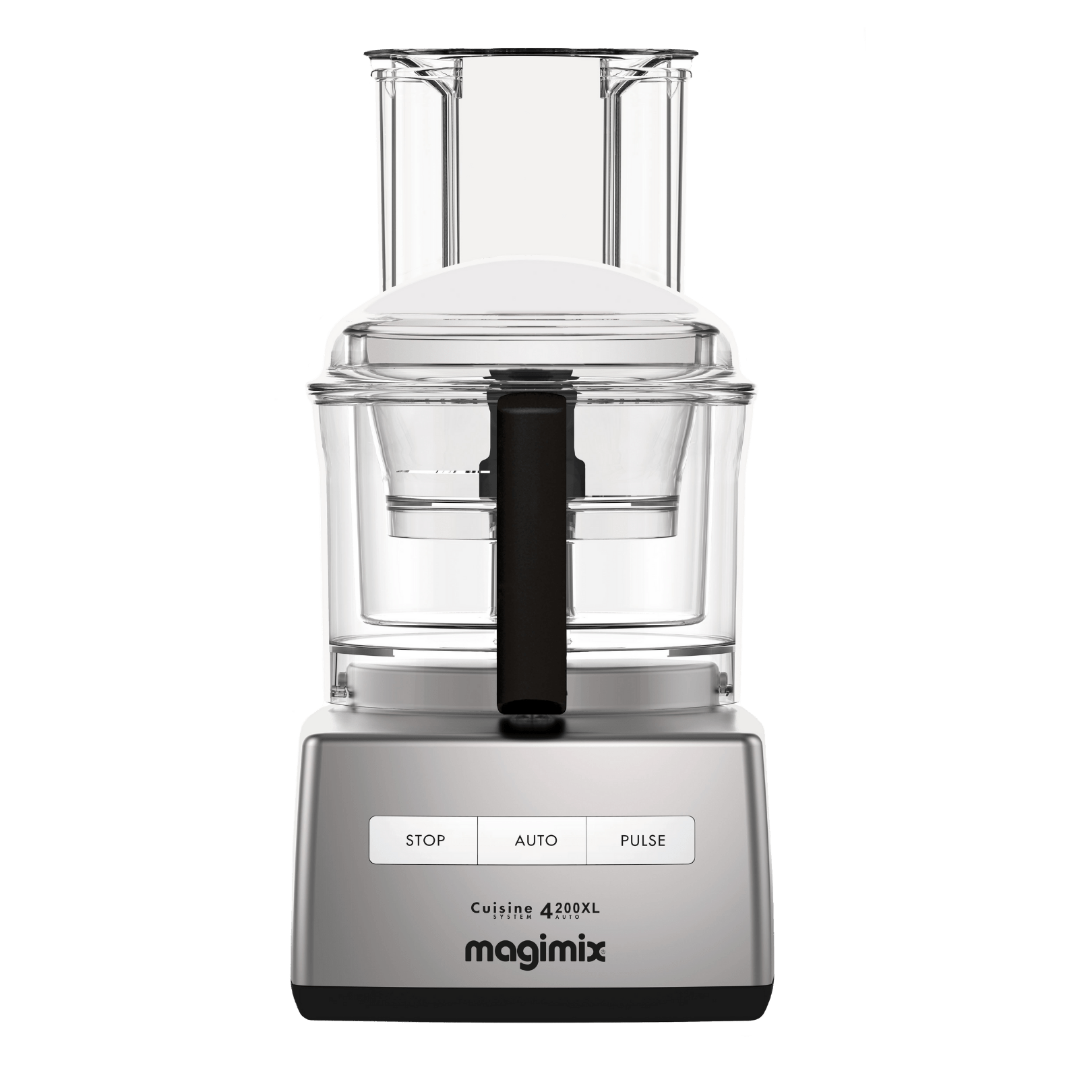 Magimix Compact 4200 XL Chrome 950 Watt Food Processor with Recipe Book