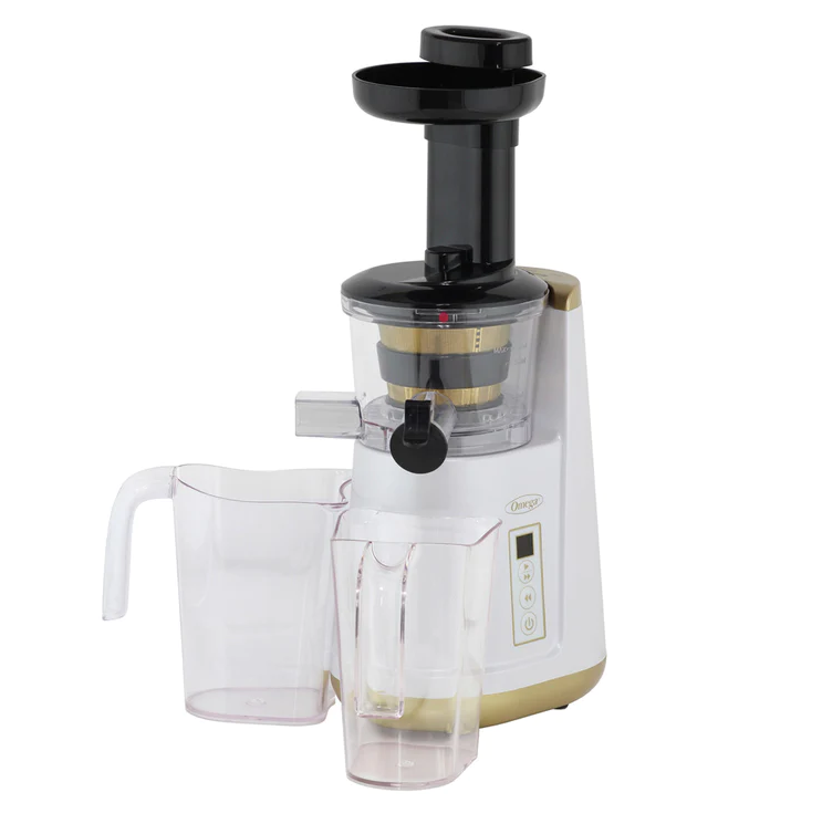 Omega Cold Press 365 Vertical Masticating Juicer, 3 Stage Auger, 120 Watts, White