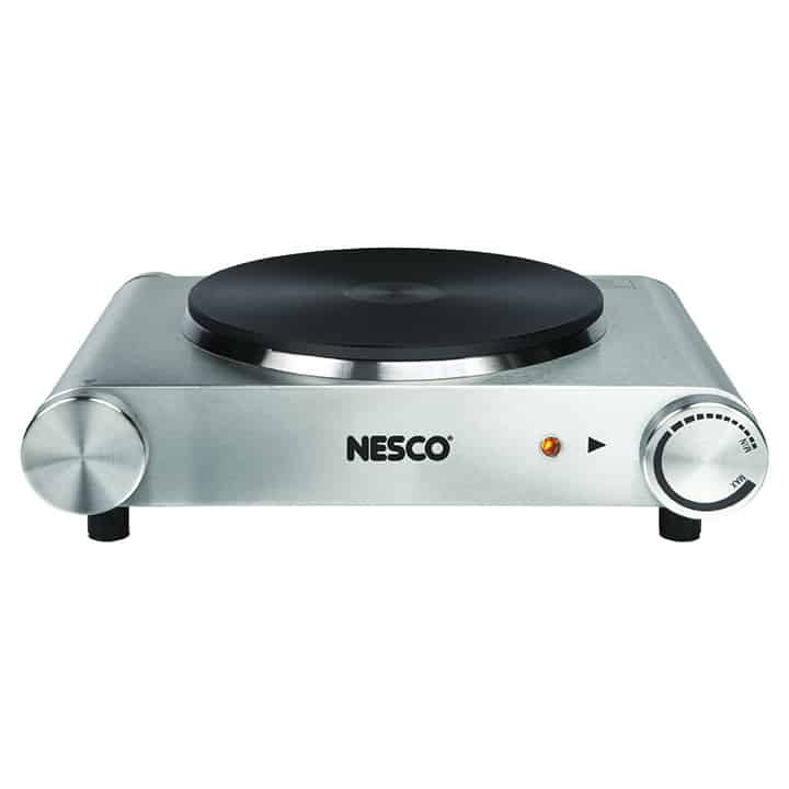 NESCO® Single Hotplate Burner W/Die Cast Burner SB-01