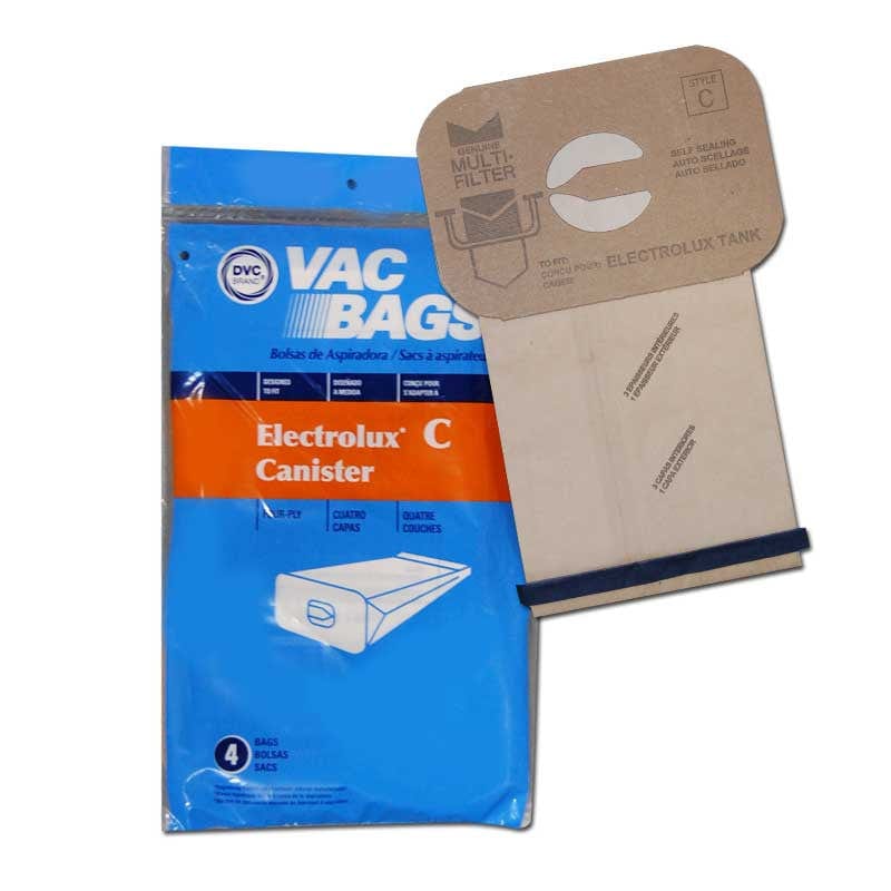 Electrolux Canister C Paper Bags (4 pack)