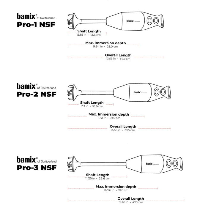 FLASH Sale   Bamix Pro-1 NSF Professional Immersion Blender Mixer MONO Canada -