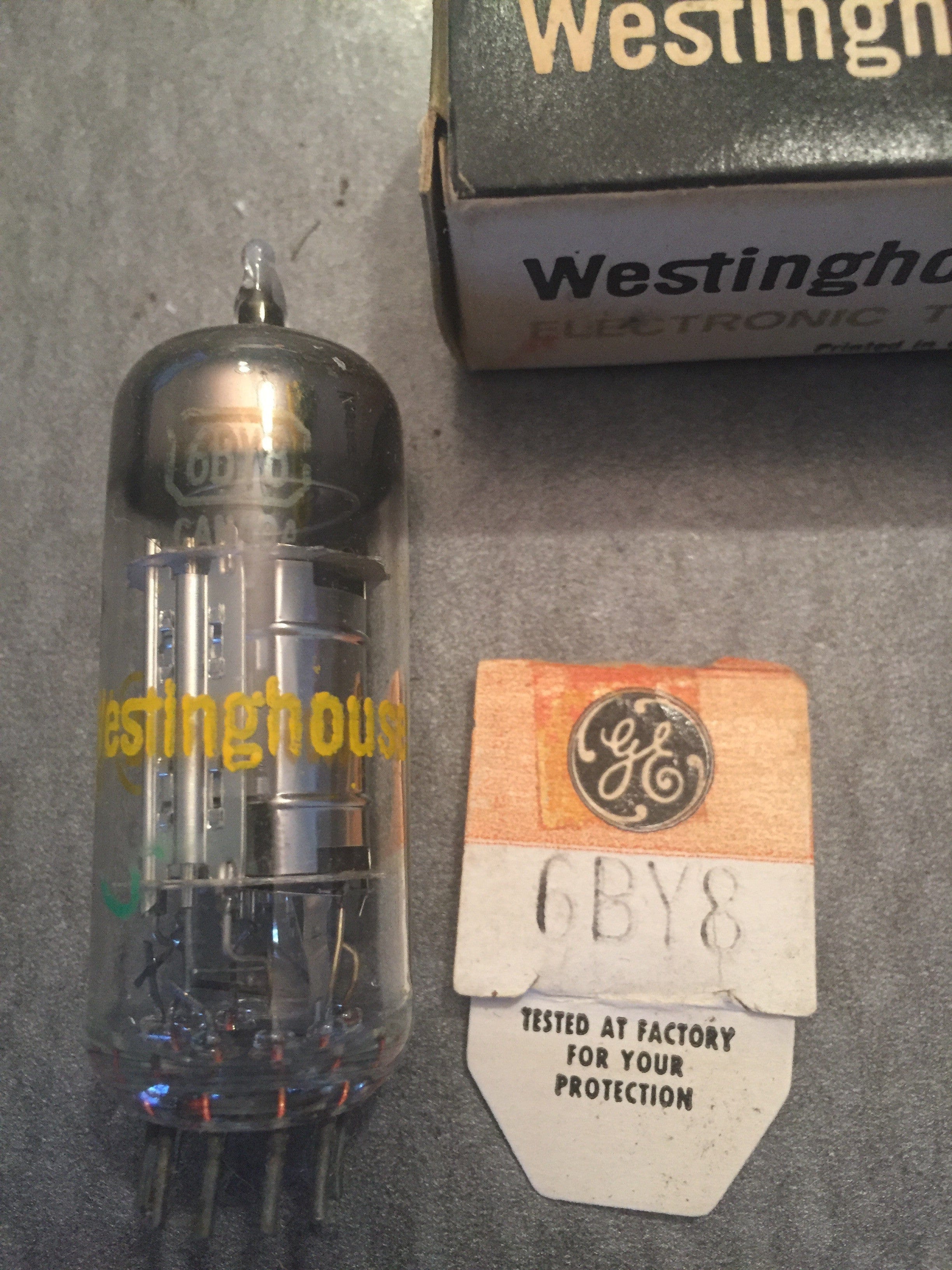 GE electronic tube 6BY8