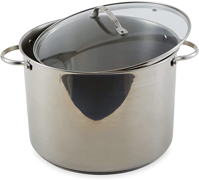 RSVP International 12 Quart Stock Pot -Induction