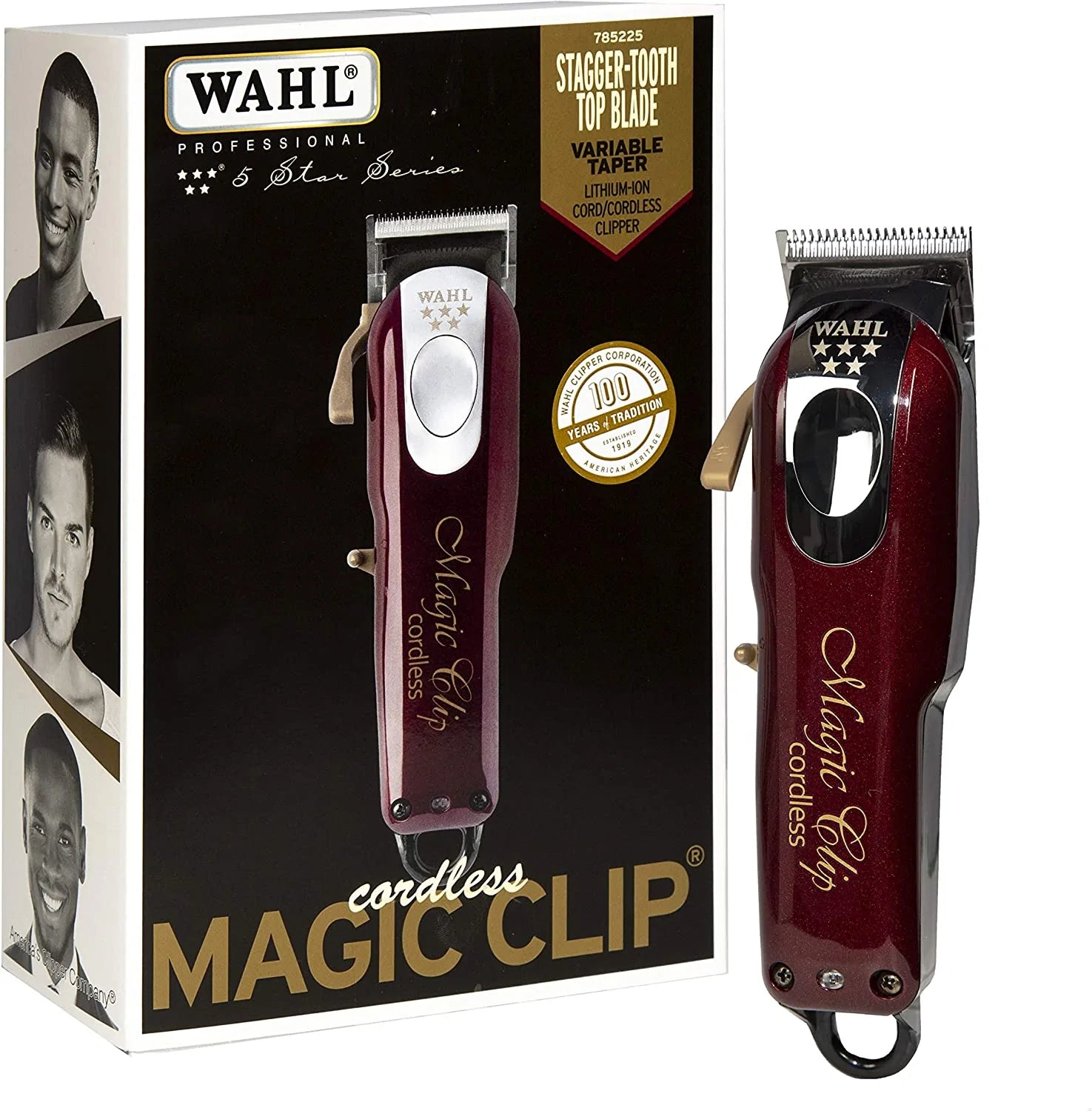 Wahl Professional 5 Star Series Cordless Magic Clip stagger-tooth blade